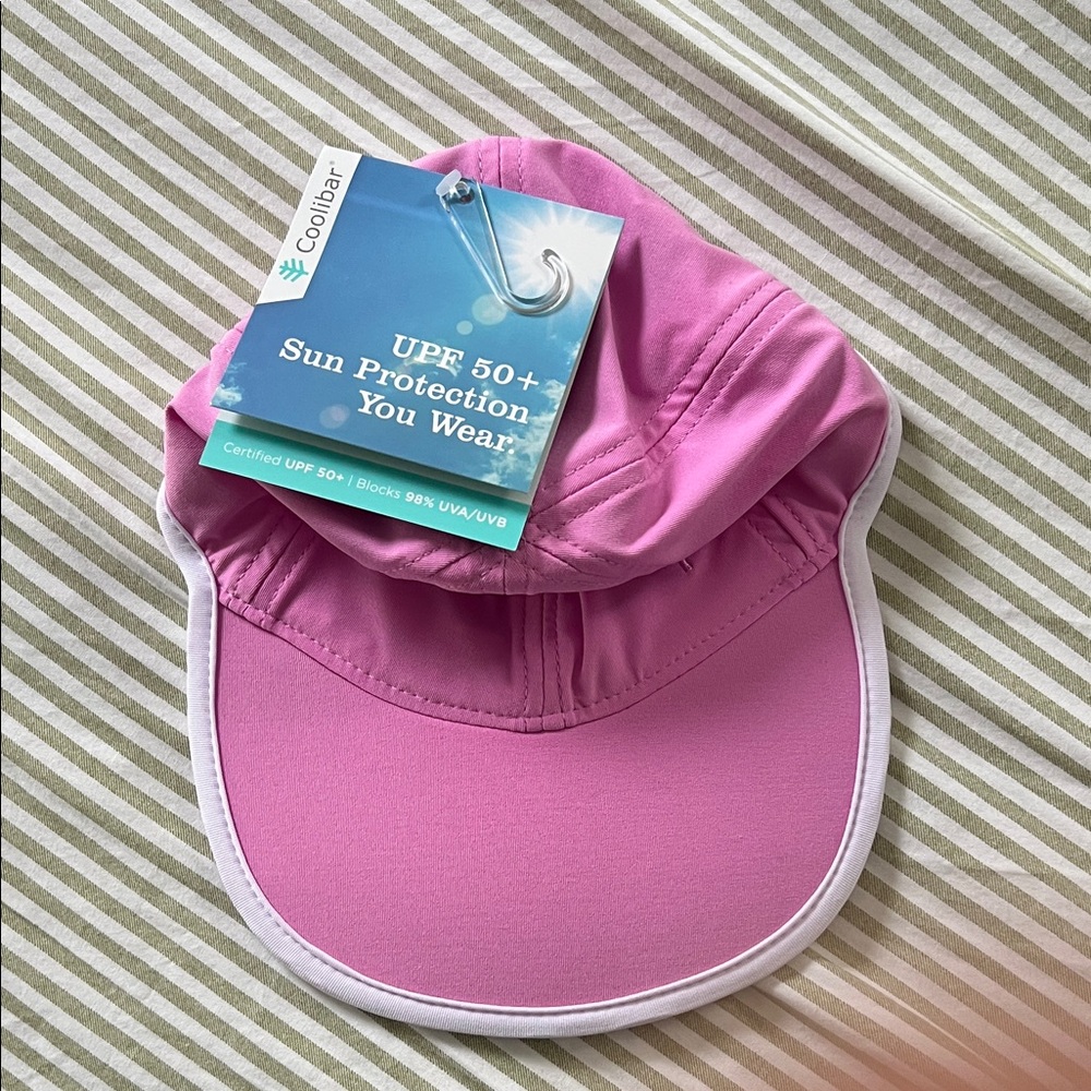 Coolibar Pink Sun Protection Cap